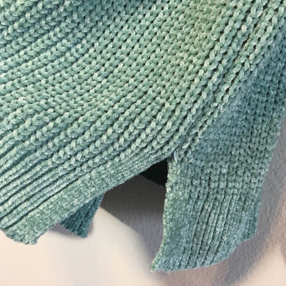 Oversized Sweater Knit Chenille Chunky Turtleneck - Picture 5 of 6